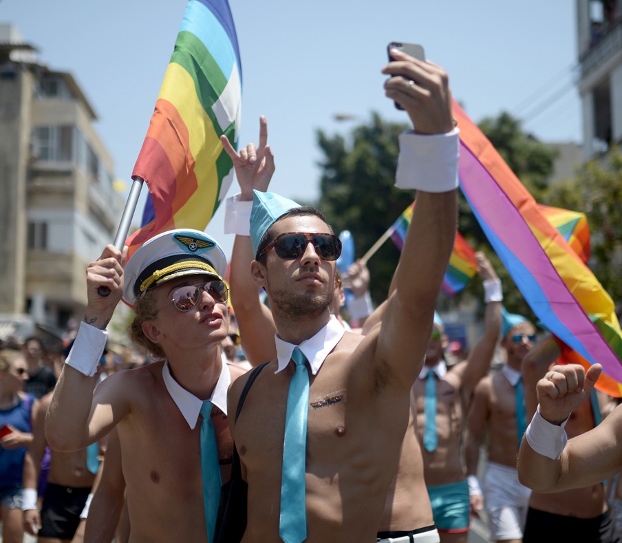 De Gay Pride in Tel Aviv op 13 juni 2014. Foto: Salih Zeki Fazlioglu/Hollandse Hoogte