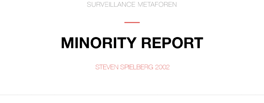 Minority report essay
