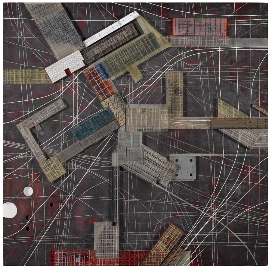 'Groep Sectoren', 1959, New Babylon. Constant Nieuwenhuys. Collectie Gemeentemuseum Den Haag.