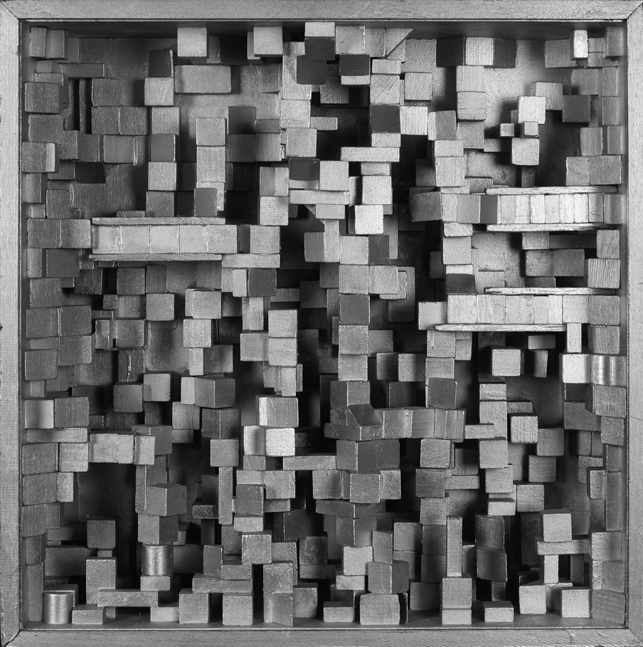 'Diorama III', 1962, New Babylon. Constant Nieuwenhuys. Collectie Gemeentemuseum Den Haag.