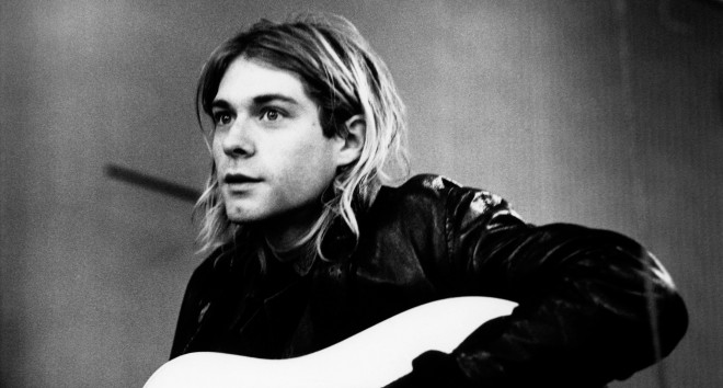 Kurt Cobain. Hilversum, 25 november 1991. Foto: Michel Linssen/Getty Images