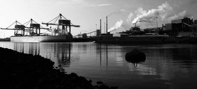 Het staalbedrijf Tata Steel in IJmuiden. Foto: Bas Beentjes/Hollandse Hoogte