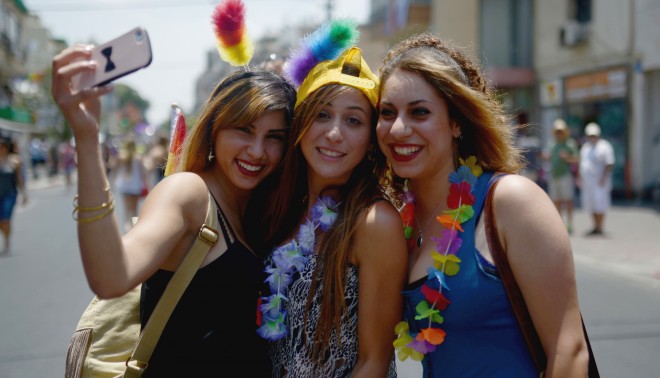 De Gay Pride in Tel Aviv op 13 juni 2014. Foto: Salih Zeki Fazlioglu/Hollandse Hoogte