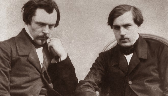 De broers Jules en Edmond De Goncourt in 1860. Foto: Hollandse Hoogte