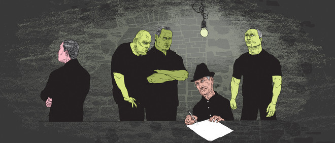 Illustrations by Gijs Kast for De Correspondent