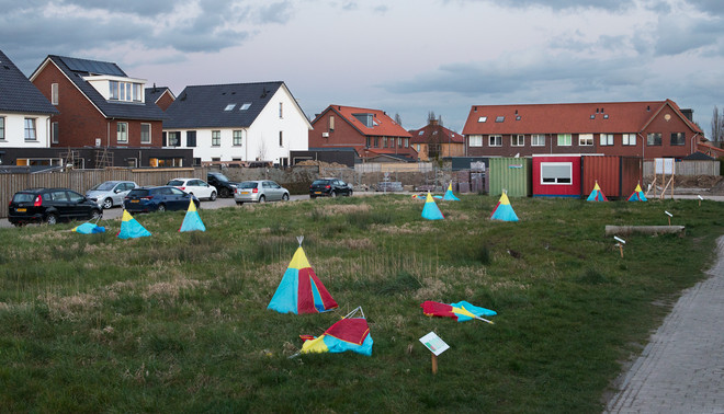 Nijmegen-Noord wordt verder uitgebreid. Foto: Tom Janssen (voor De Correspondent)