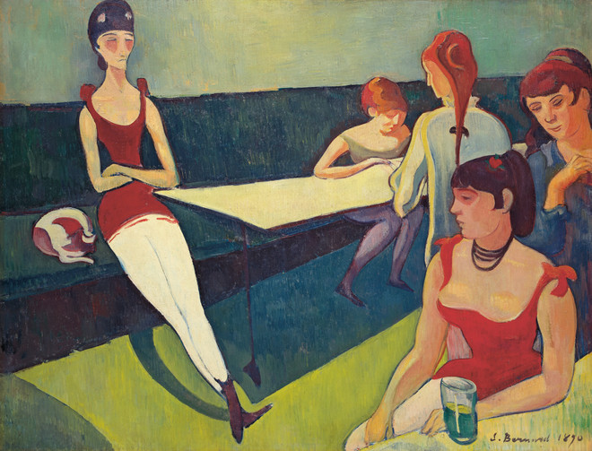 De salon (1890) van Emile Bernard (privécollectie).