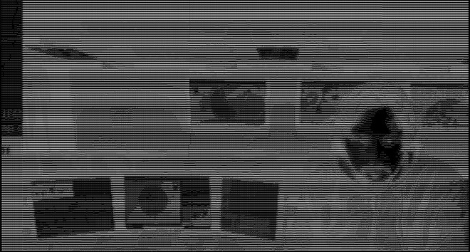 Foto van Victor Gevers naar ASCII omgezet.