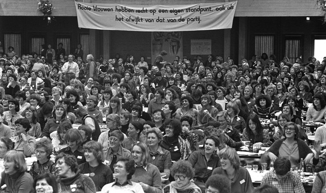 Congres van de Rooie Vrouwen op 10 februari 1979. Foto: Bert Verhoeff / Hollandse Hoogte