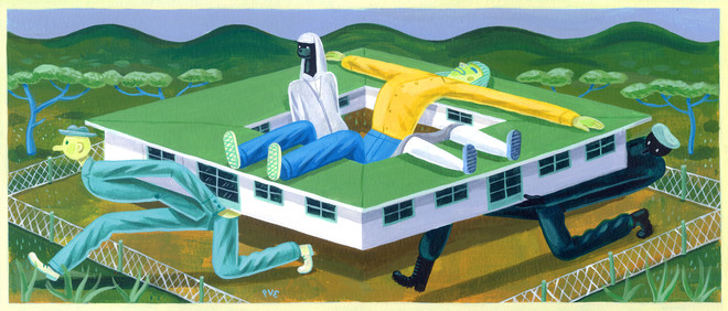 Illustraties: Pieter Van Eenoge (voor De Correspondent)