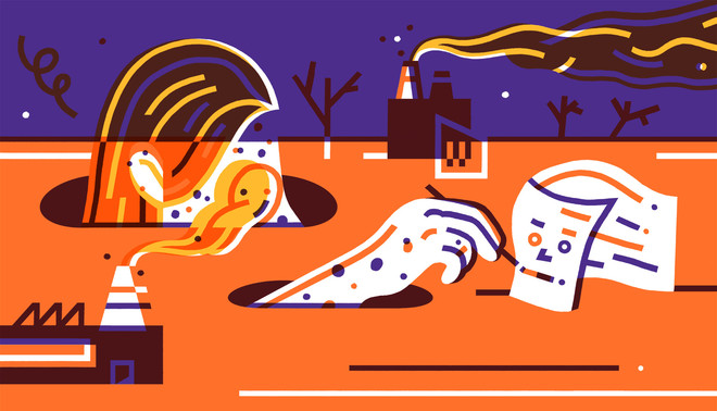 Illustratie: Nik van Es (voor De Correspondent)