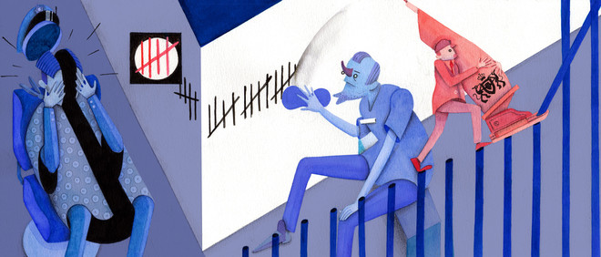 Illustraties: Cliff van Thillo (voor De Correspondent)