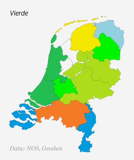 De Politieke Kaart Van Nederland Verschoot Tweemaal Flink Van Kleur Maar Is Stabieler Dan Ze Lijkt De Correspondent