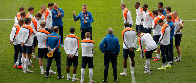 3 Juni 2014: Training van het Nederlands Elftal in Alkmaar. Foto: Dean Mouhtaropoulos / Getty