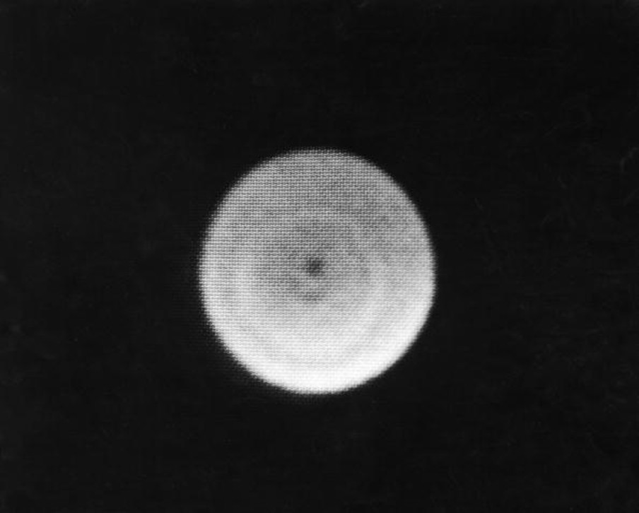 Een ufo gefotografeerd in 1979 vanuit een vliegtuig nabij de Clarence-rivier in Nieuw-Zeeland. Foto: Getty Images