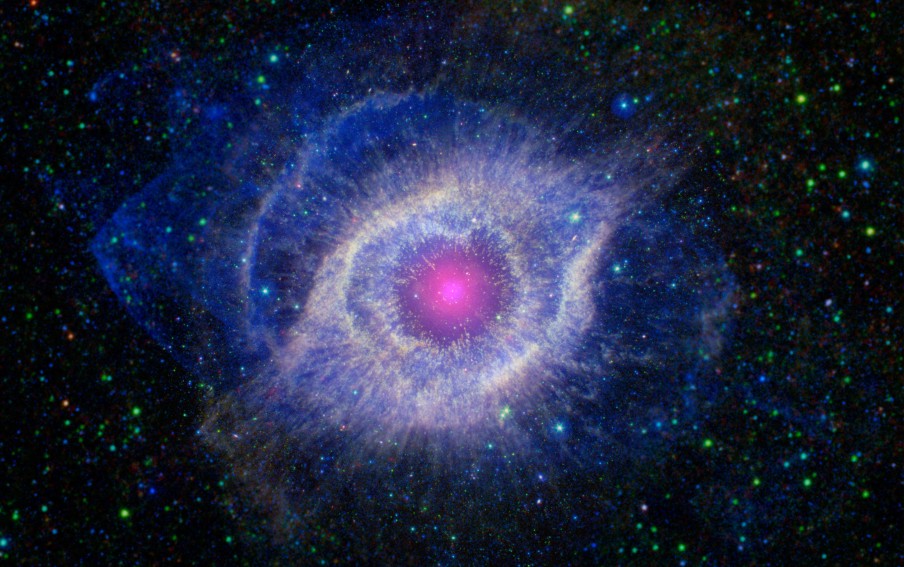 De stervende ster NGC 7293. Foto: NASA/HH