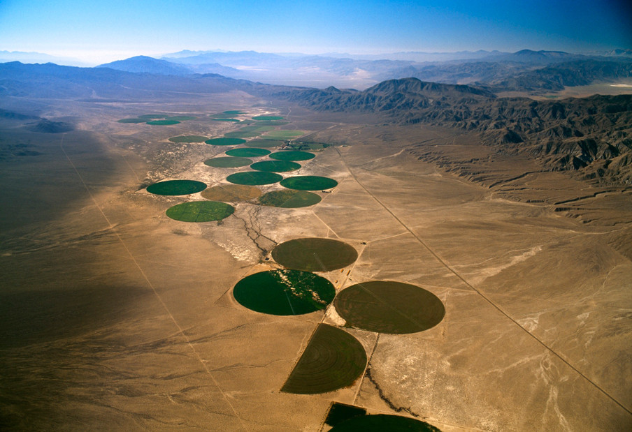 Landbouw in Nevada (Verenigde Staten). Foto: Jim Wark / Hollandse Hoogte