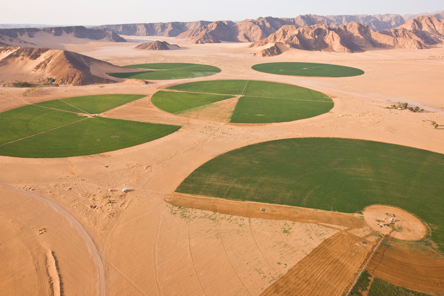 Landbouw in Jordanië. Foto: George Steinmetz / Hollandse Hoogte