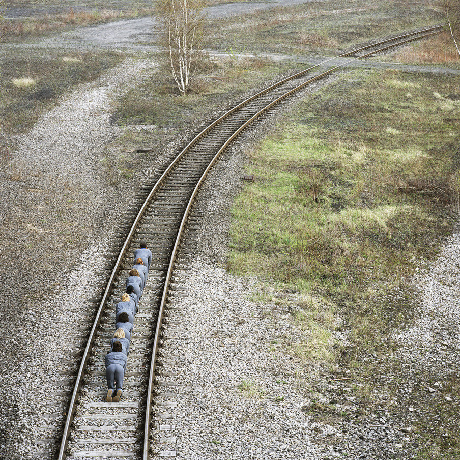 Uit de serie ‘Auf die plätze, fertig, los’. Foto: Frauke Thielking 