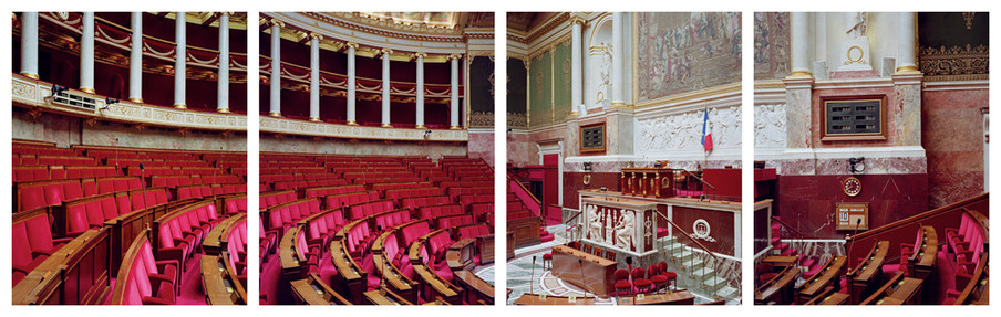 Frankrijk, Assemblée nationale. Uit de serie Parliaments of the European Union door Nico Bick.